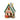 Maison Miniature Twinkling Christmas House
