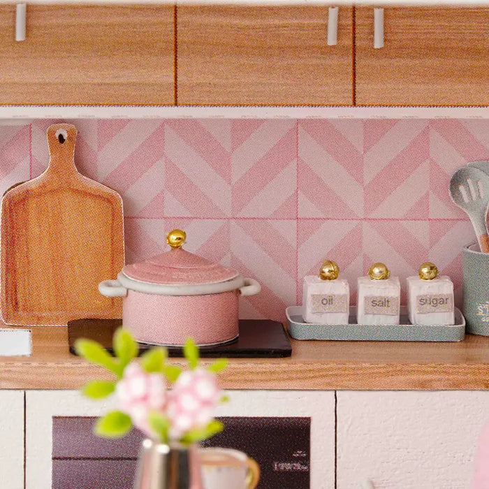 Maison Miniature en bois Vie tranquille