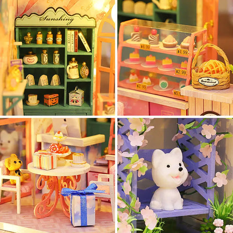 Casa Miniatura Tienda de Helados de Miel