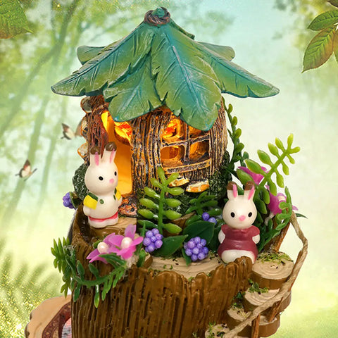 Casa Miniatura Fantasía Forestal