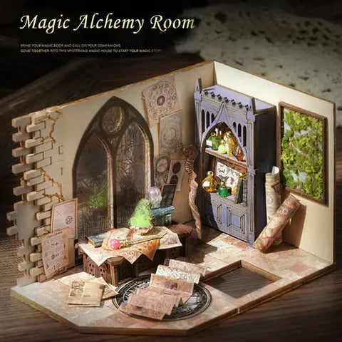 Maison de poupée en bois Cathédrale Magique