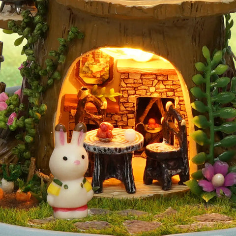 Casa Miniatura Fantasía Forestal
