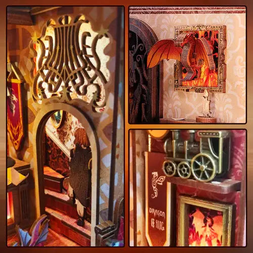 Book Nook Flame Common Room.
