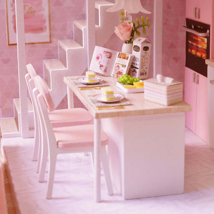 Maison Miniature en bois Vie tranquille