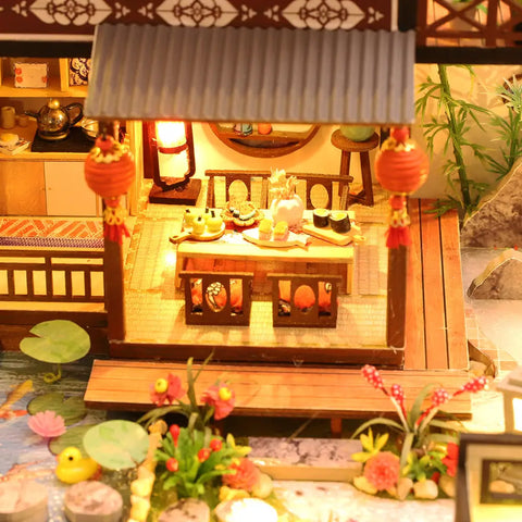 Maison de poupée en bois Japonaise