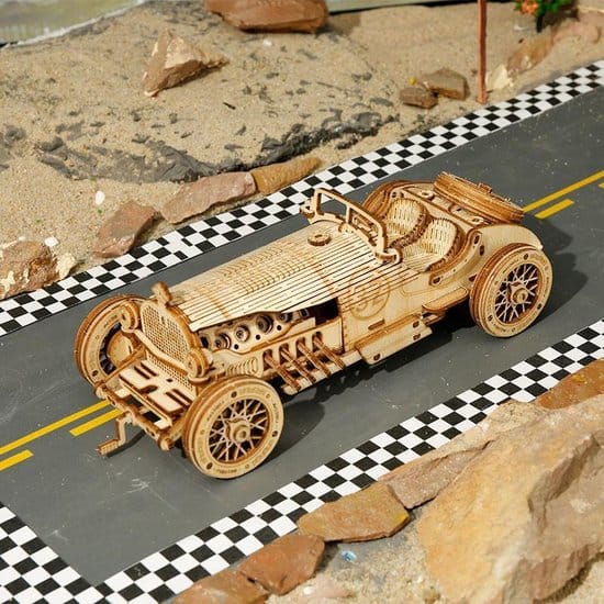 Puzzle 3D Bois Grand Prix Car
