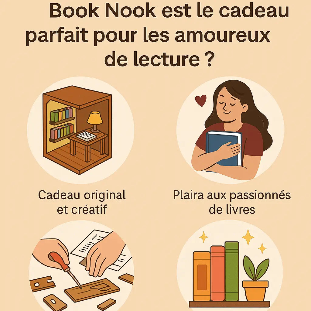 Pourquoi offrir un Book Nook est le cadeau parfait