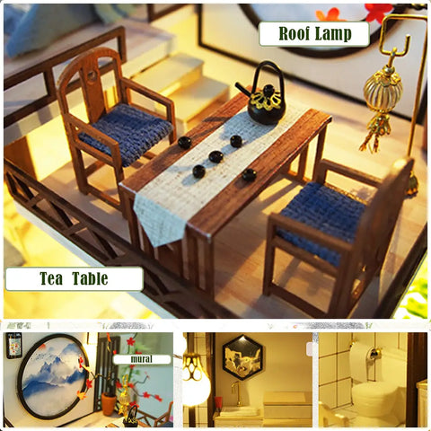 Miniatura de Casa Encanto de Bambú