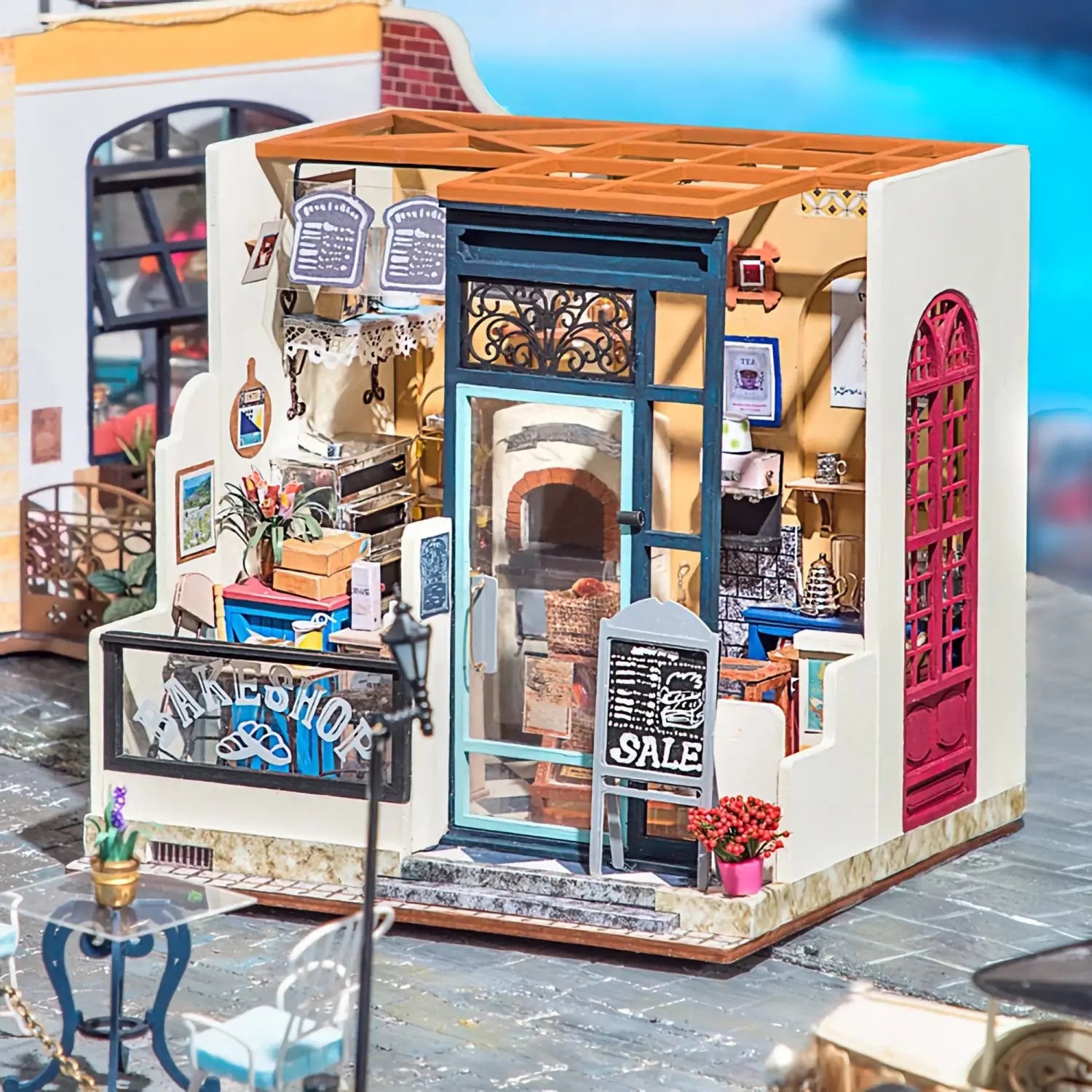 Casa en miniatura la panadería de Nancy