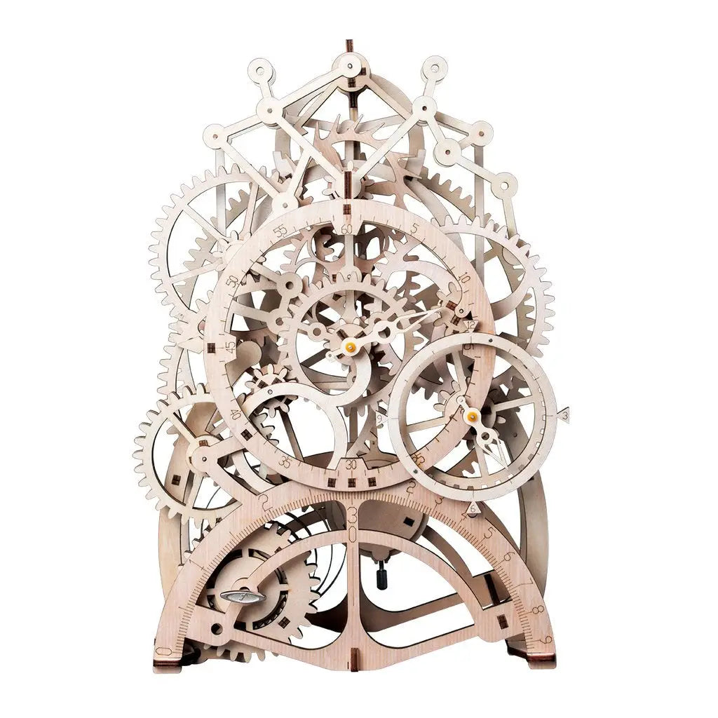 Puzzle 3D Bois Horloge Mécanique La Pendule