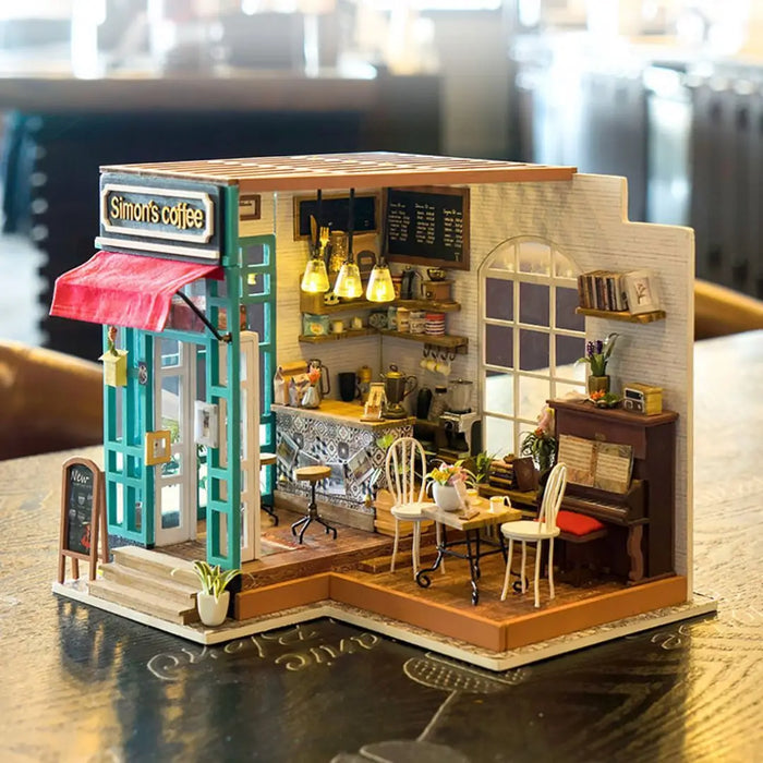 Maison Miniature Simon’s Coffee house