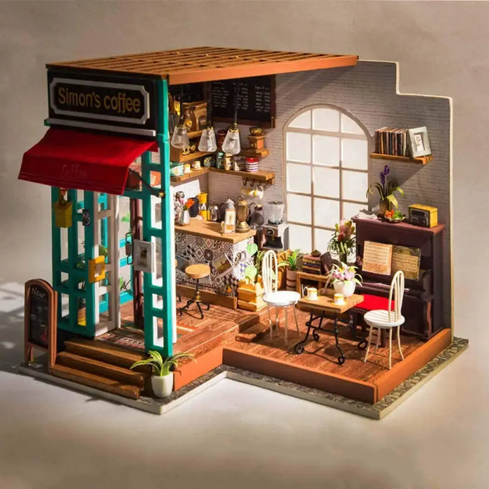 Maison Miniature Simon’s Coffee house