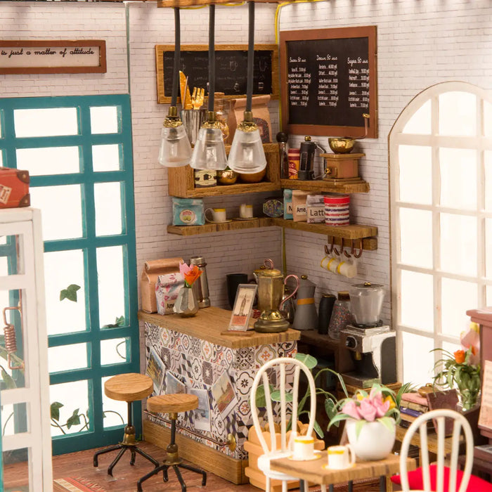 Maison Miniature Simon’s Coffee house