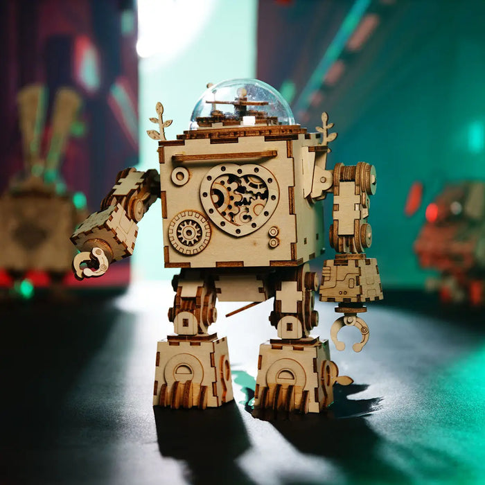 Puzzle 3D Bois Morpheus Le Robot Mécanique