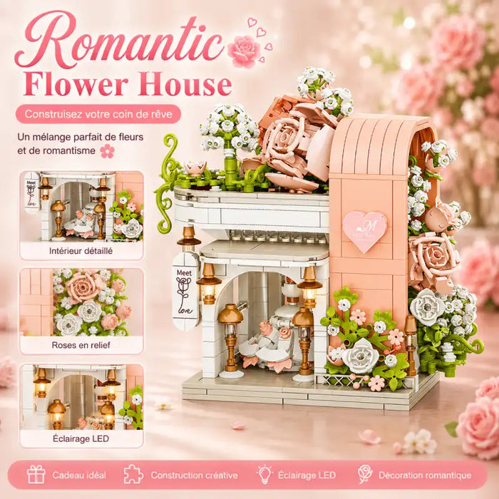 Bricks Romantic Flower House