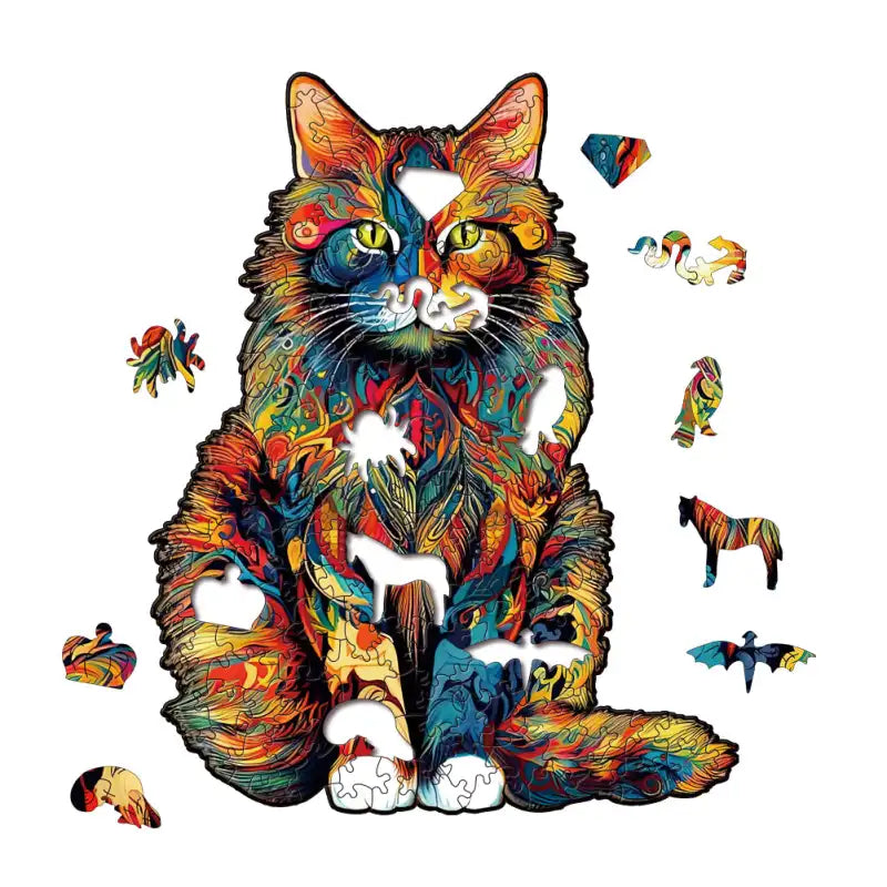 Jigsaw Puzzle Chat Maine Coon