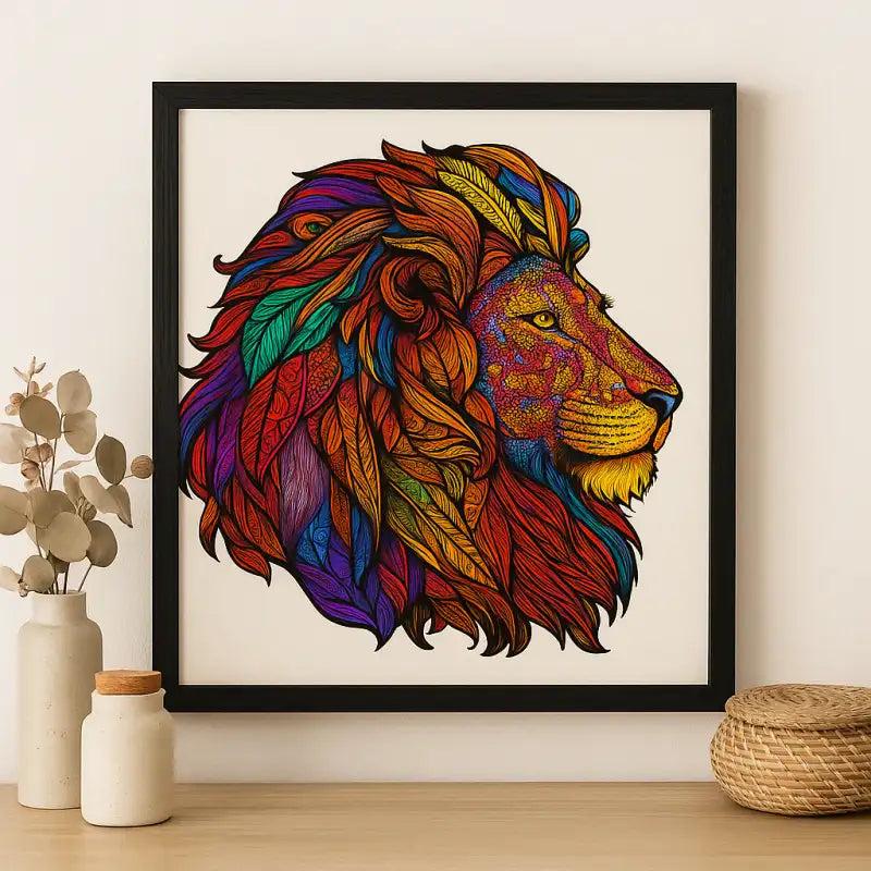 Jigsaw Puzzle Lion
