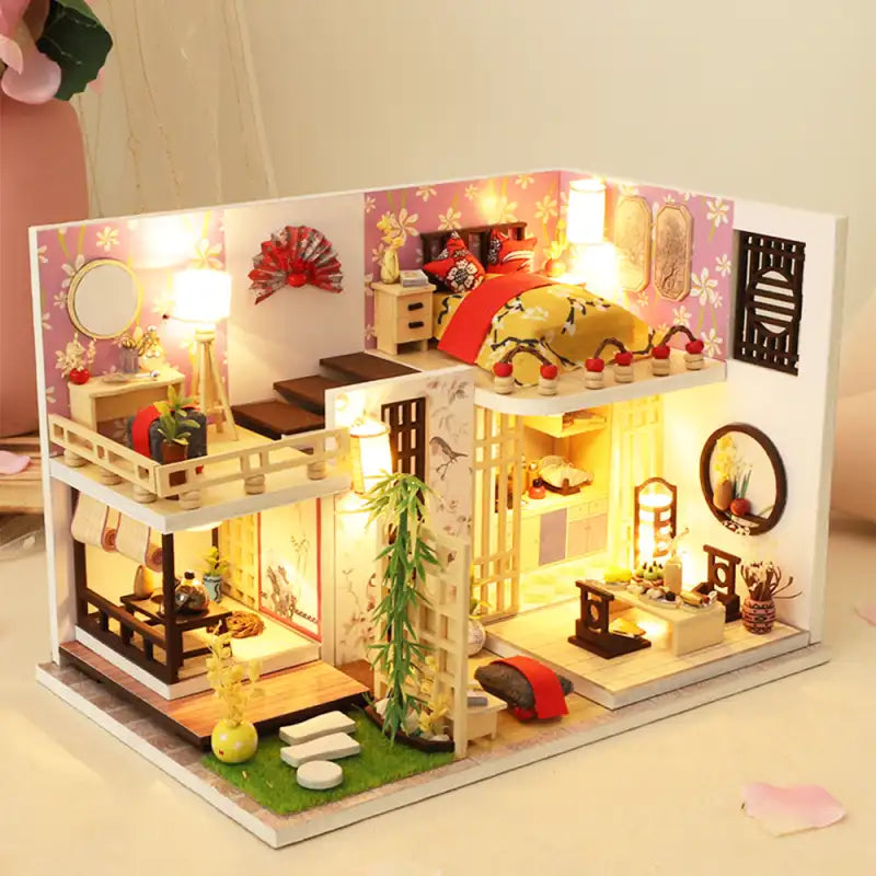Maison Miniature Bamboo Caottage