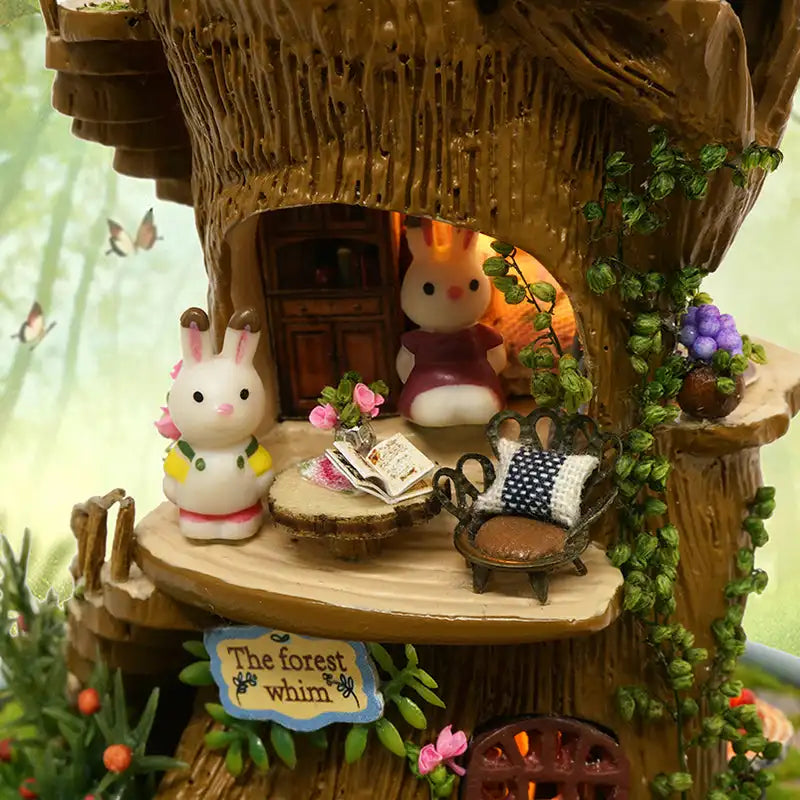 Maison Miniature Fantaisie Forestière