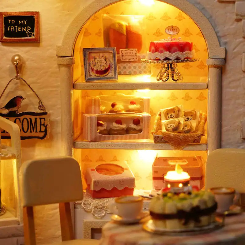 Maison Miniature ’la aux gâteaux’