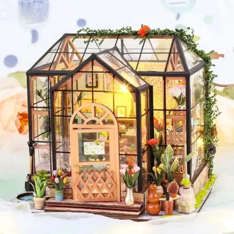 Maison Miniature la maison verte de Jenny
