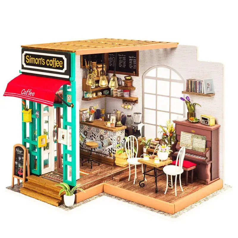 Maison Miniature Simon’s Coffee house