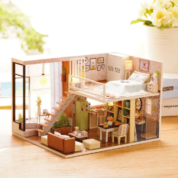 Cikonielf bibliothèque miniature 1:12 maison de poupée miniature en bois bibliothèque modèle de Cikonielf bibliothèque miniature 1:12 maison de poupée miniature en bois bibliothèque modèle de