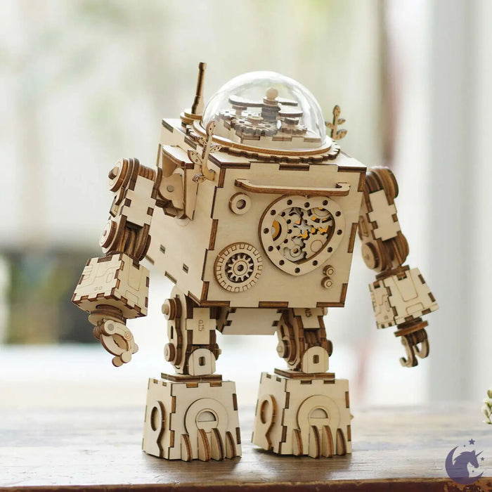 Puzzle 3D Bois Morpheus Le Robot Mécanique