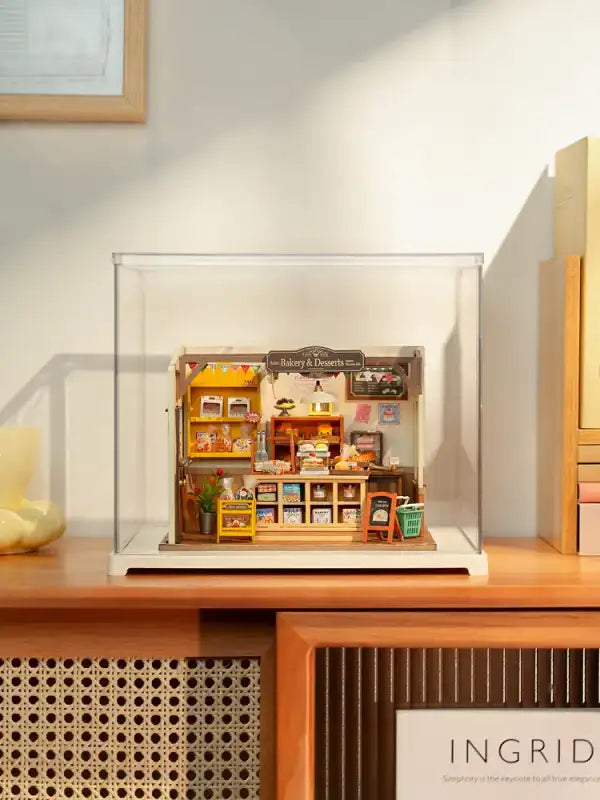 Vitrine pour maison miniature