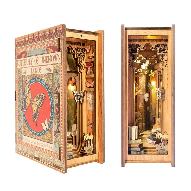 Book Nook Papillons Des Terres Inconnues