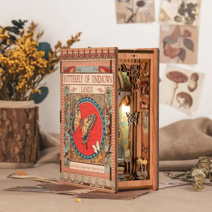 Book Nook Papillons Des Terres Inconnues