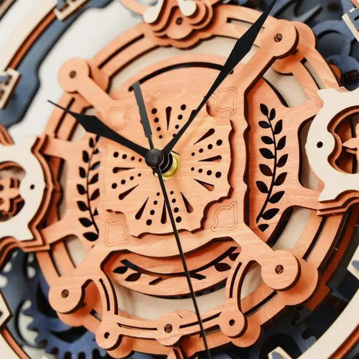 Puzzle 3D Bois Horloge Mécanique Renaissance