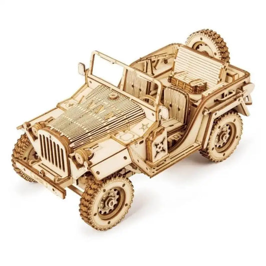Puzzle 3D Bois Jeep Willys Militaire