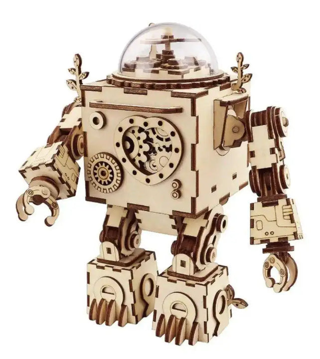 Puzzle 3D Bois Morpheus Le Robot Mécanique