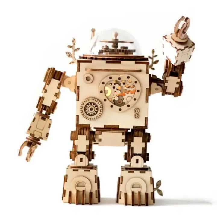 Puzzle 3D Bois Morpheus Le Robot Mécanique